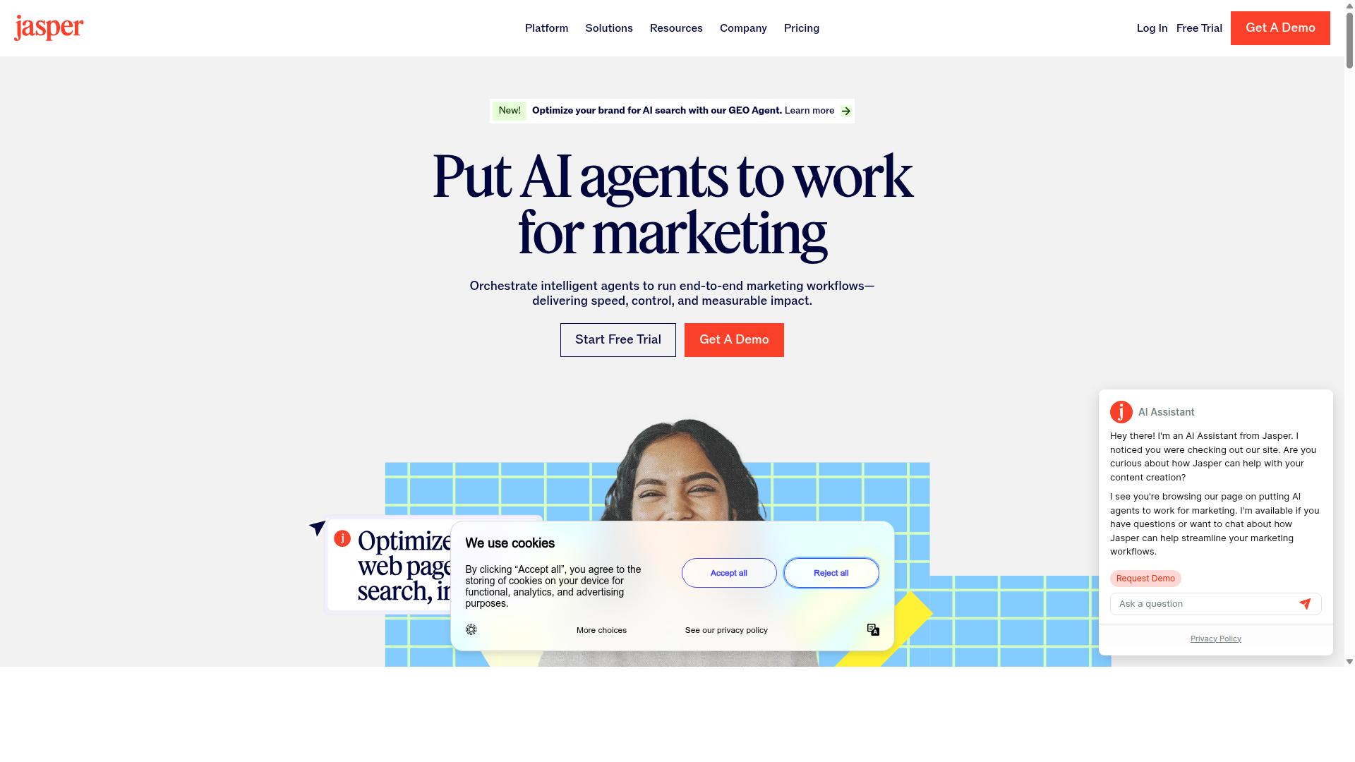 Jasper website